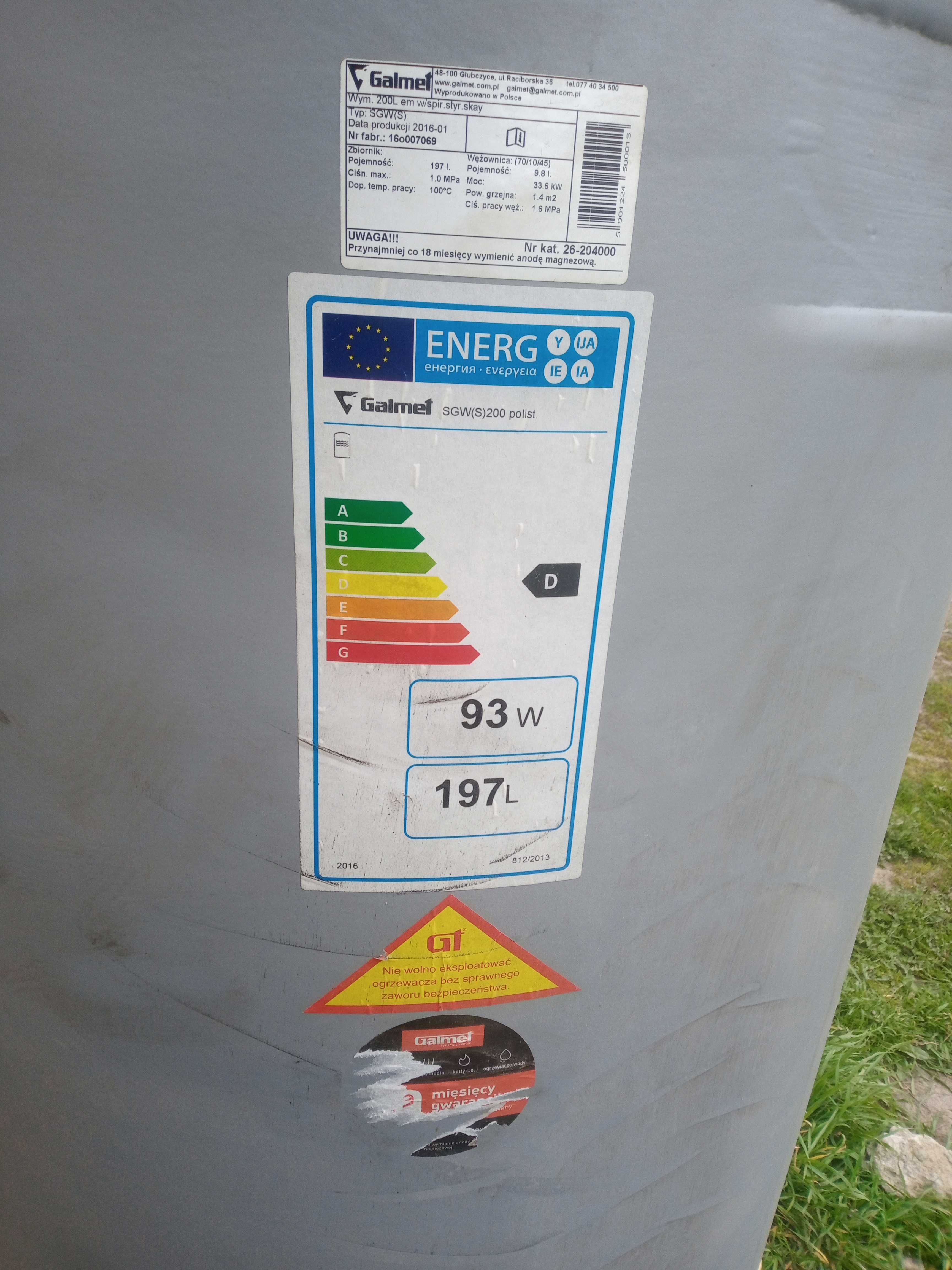 Części do pieca na ekogroszek berski 20 kw całość sprawna