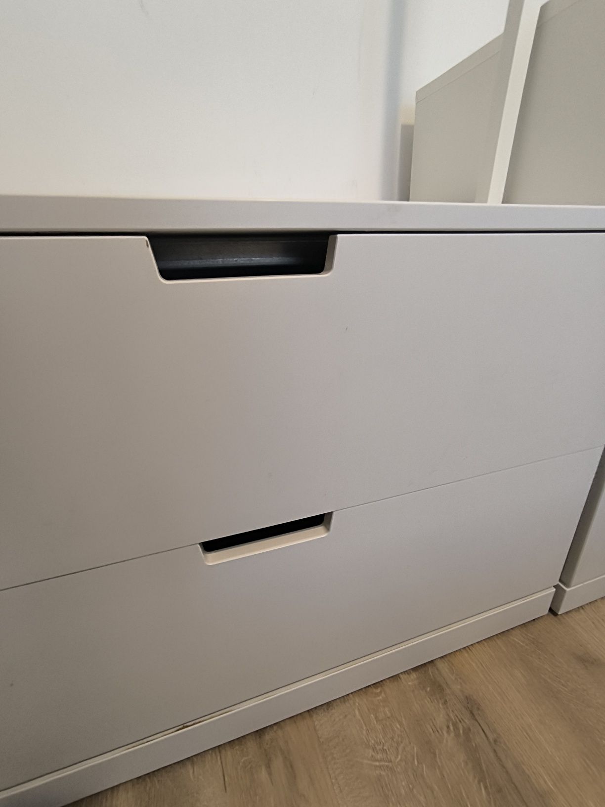 Szafka komoda biała z wieszakiem Ikea 160 cm