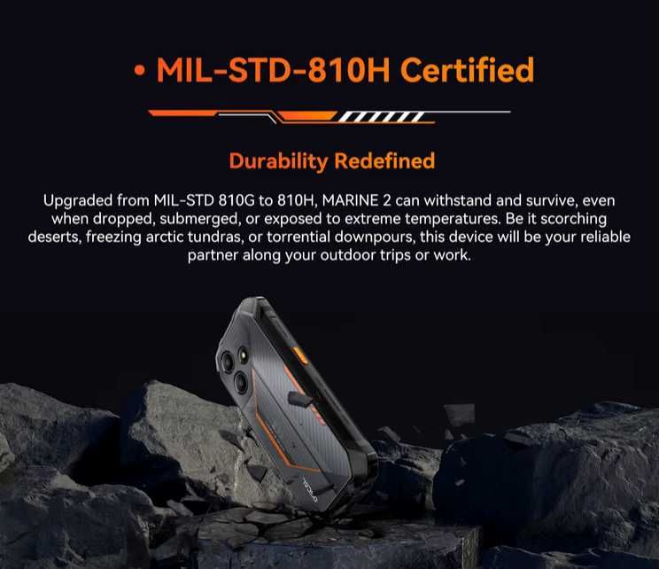 Oscal Marine 2. 12Gb(4+8)/64Gb +SD card 256Gb, 11000ma, NFC