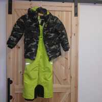 Next kurtka puchowa spodnie narciarskie 110 110/116 kombinezon zima