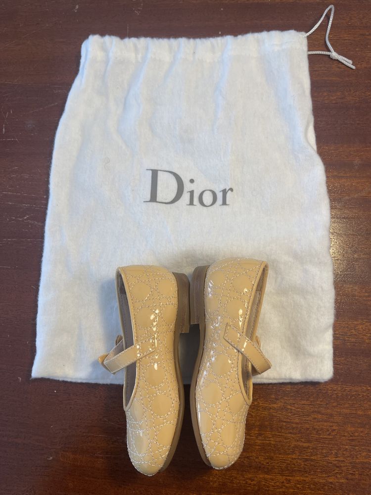 Christian Dior/Baby Dior originais sapatos menina