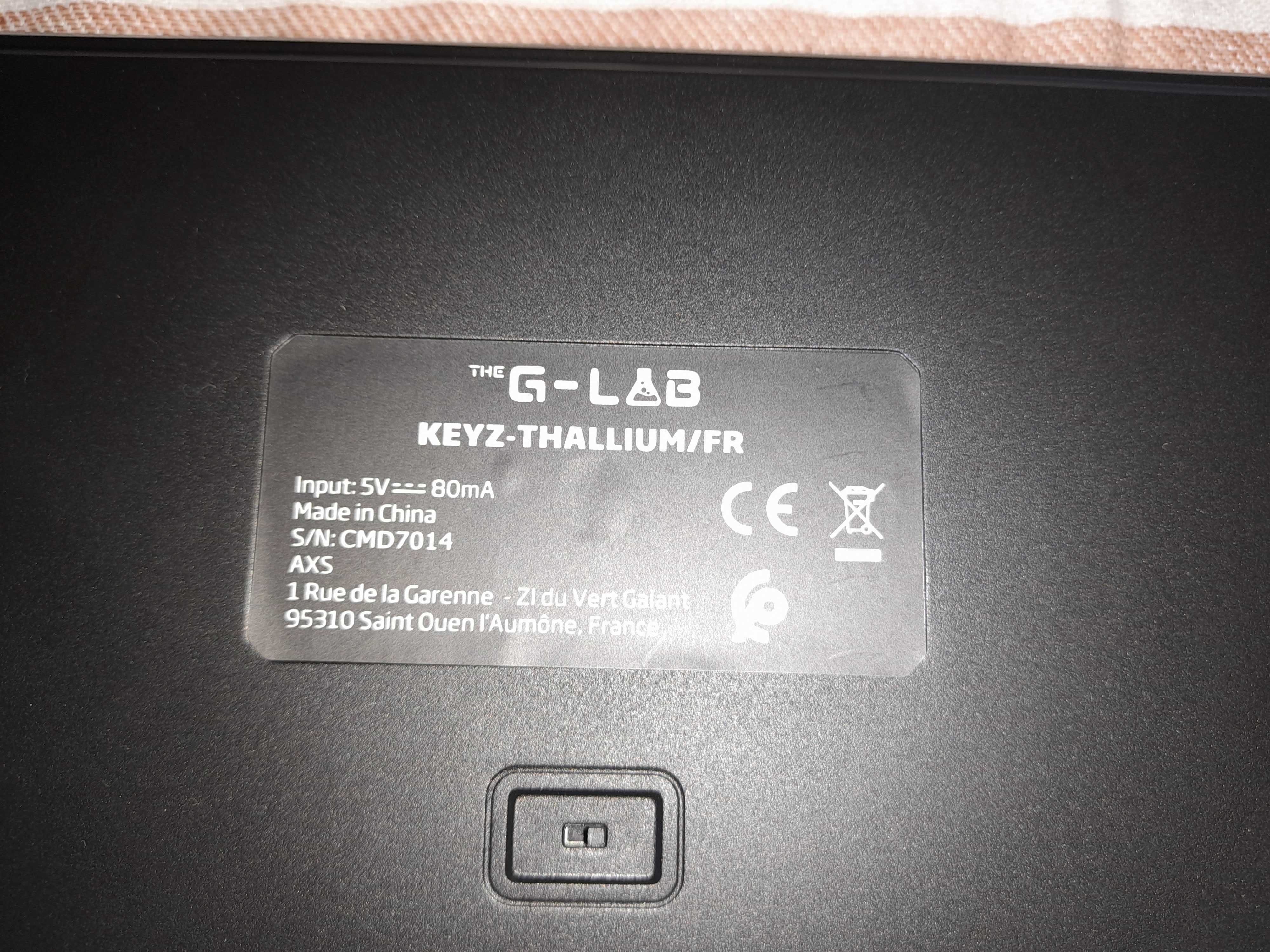 The G-Lab - Keyz Thallium - Mechaniczna klawiatura 60%