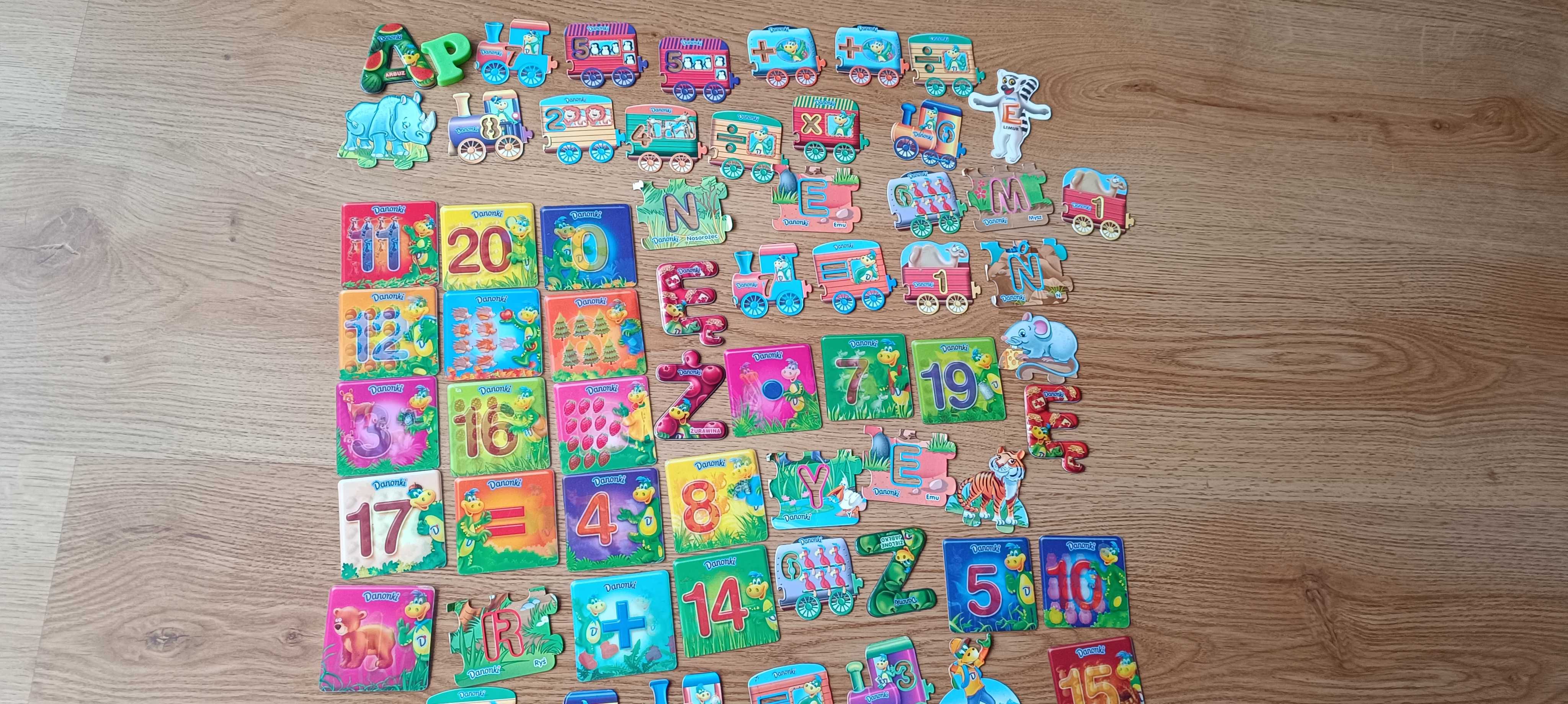 Magnesy na lodówkę 60 sztuk