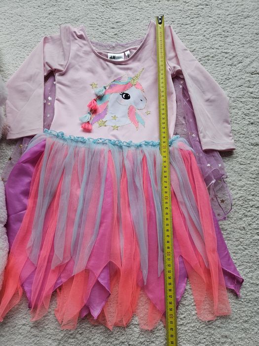 Kostium,  sukienka z jednorożcem