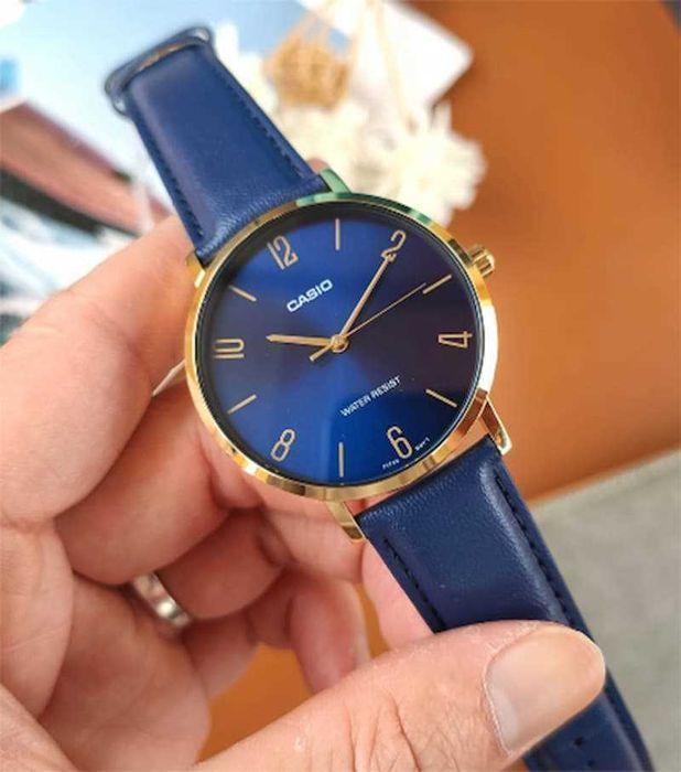 Zegarek Męski Casio Mtp-Vt01Gl-2B2 + Box