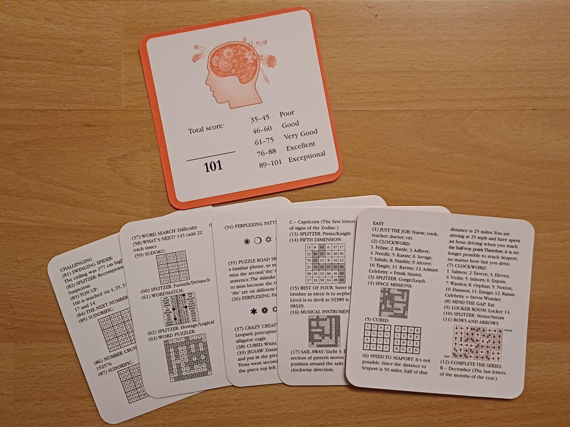 IQ Challenge 101 wyzwań po angielssku dla Twojego mózgu