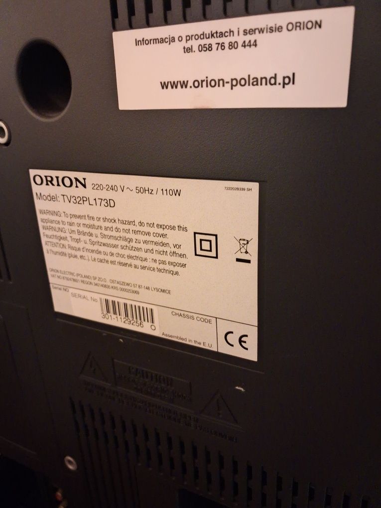 Telewizor Orion 32' + dekoder