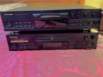 Gravador (es) Pioneer recorder CD-RW PDR-555 RW e Minidisc MJ-D707