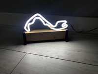 F1 tor statuetka LED Neon - Circuit de Monaco
