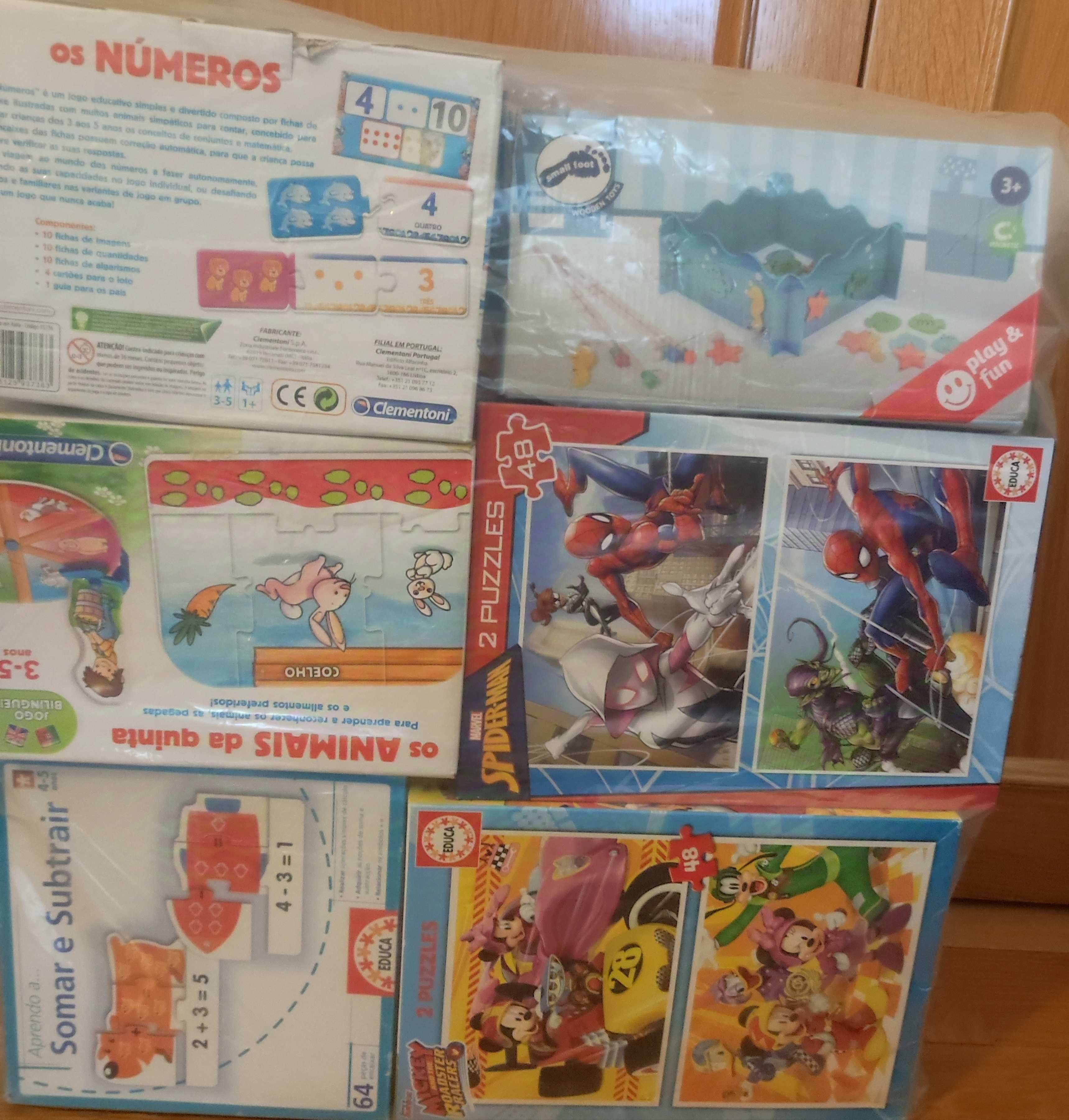 Jogos infantis diversos como novos