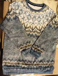 Sweter ciemnoniebieski rozmiar L