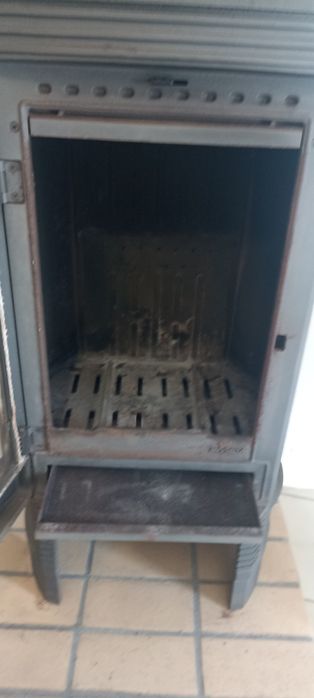 Salamandra ferro fundido a lenha