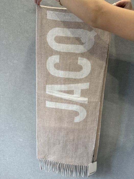 Набір шапка+шарф в бежевому кольорі