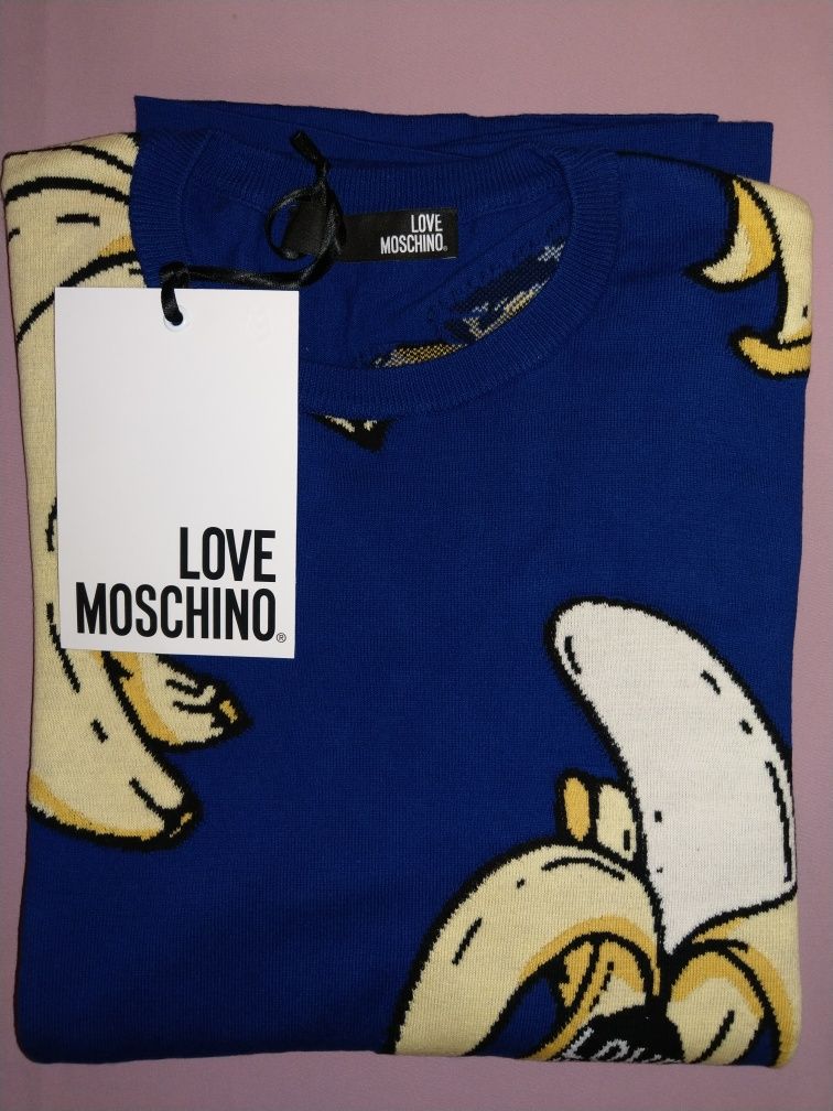 Swetr męski Love Moschino. Roz.L