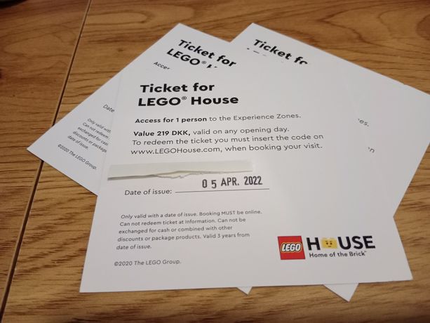 Bilety LEGO house