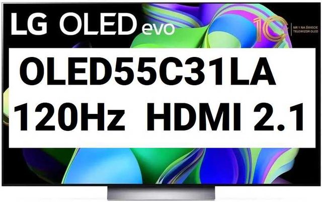 Telewizor OLED LG OLED55C31 4K UHD 120Hz evo Smart