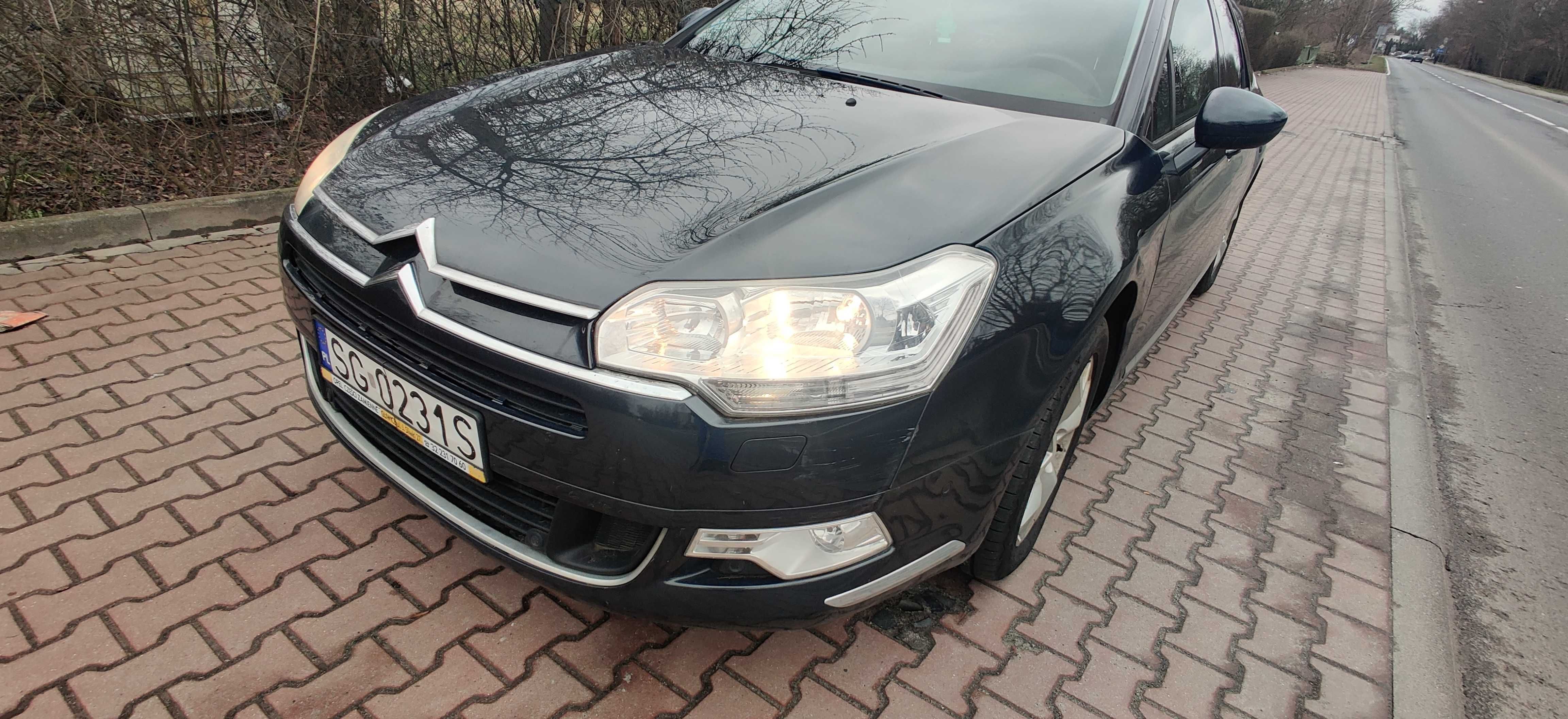 Citroen C5 X7 uszkodzony silnik - pali jeździ