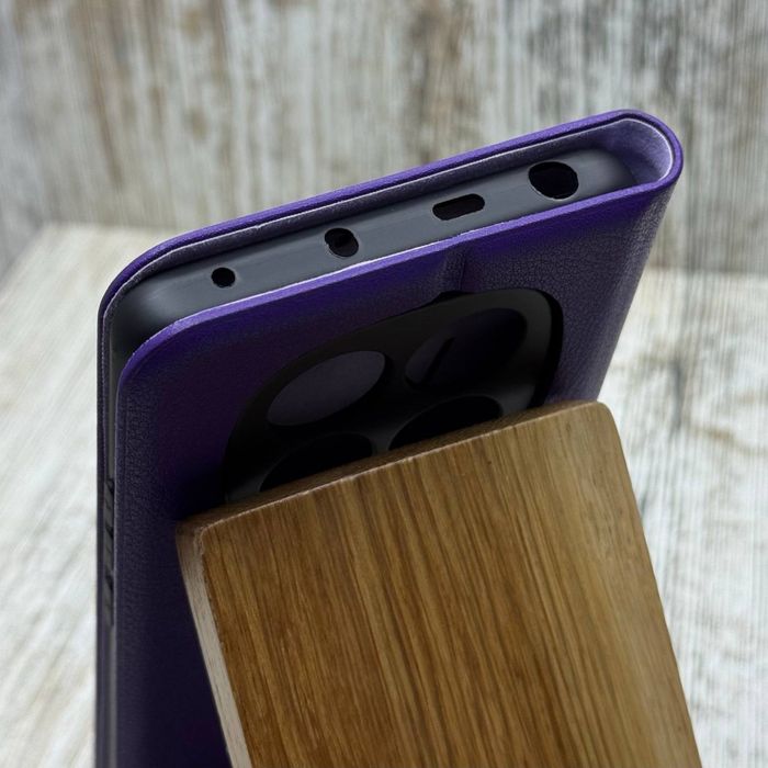 Чехол книжка Leather Case на Xiaomi Redmi Note 14 Pro Plus 5G Чохол