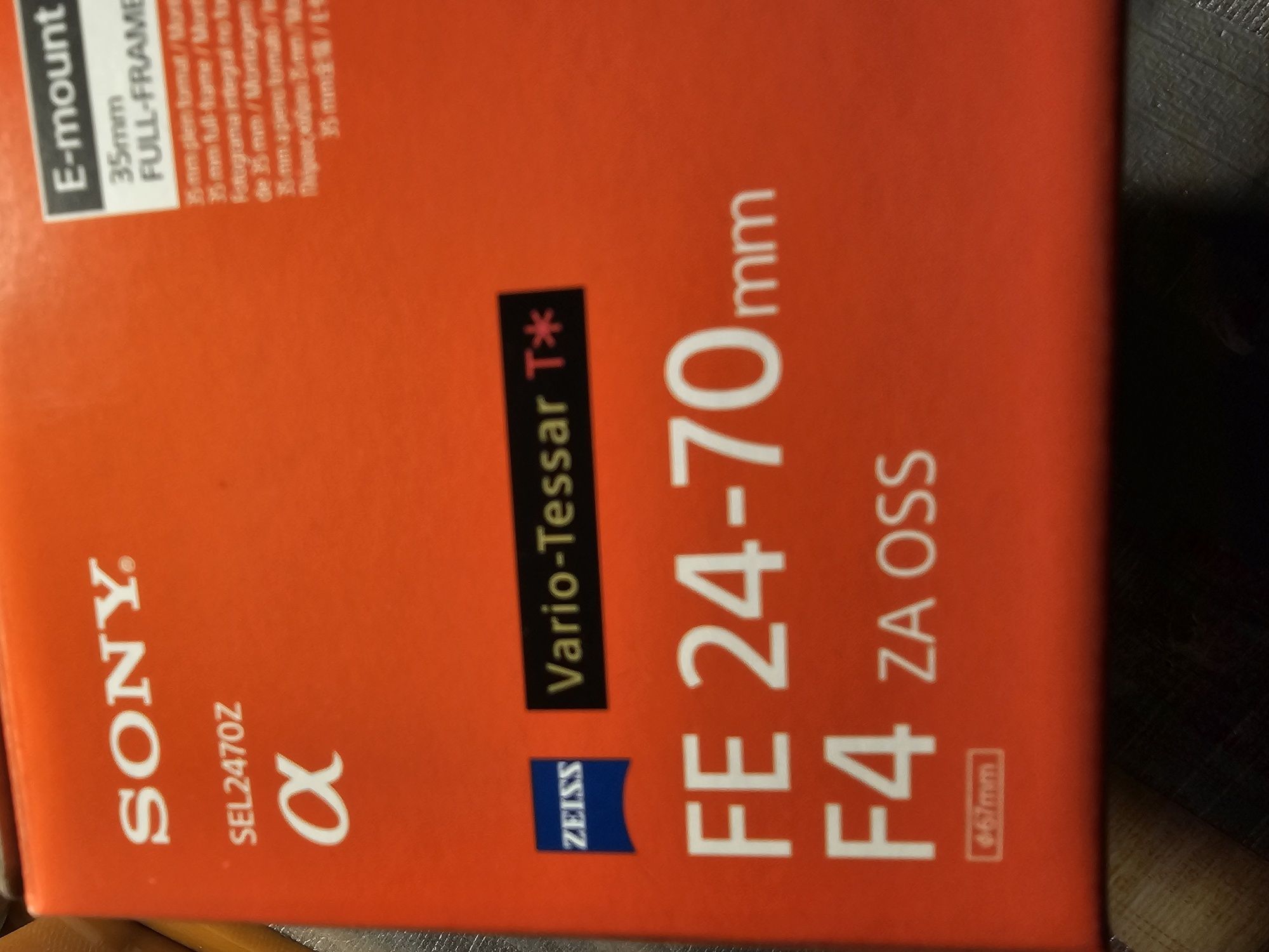 Nowy obiektyw sony 24-70mm F4 zeiss  do sony a-7 pl gw