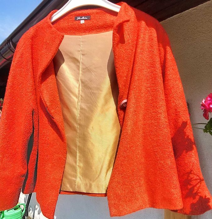 Lekki żakiet damski 100% wełna