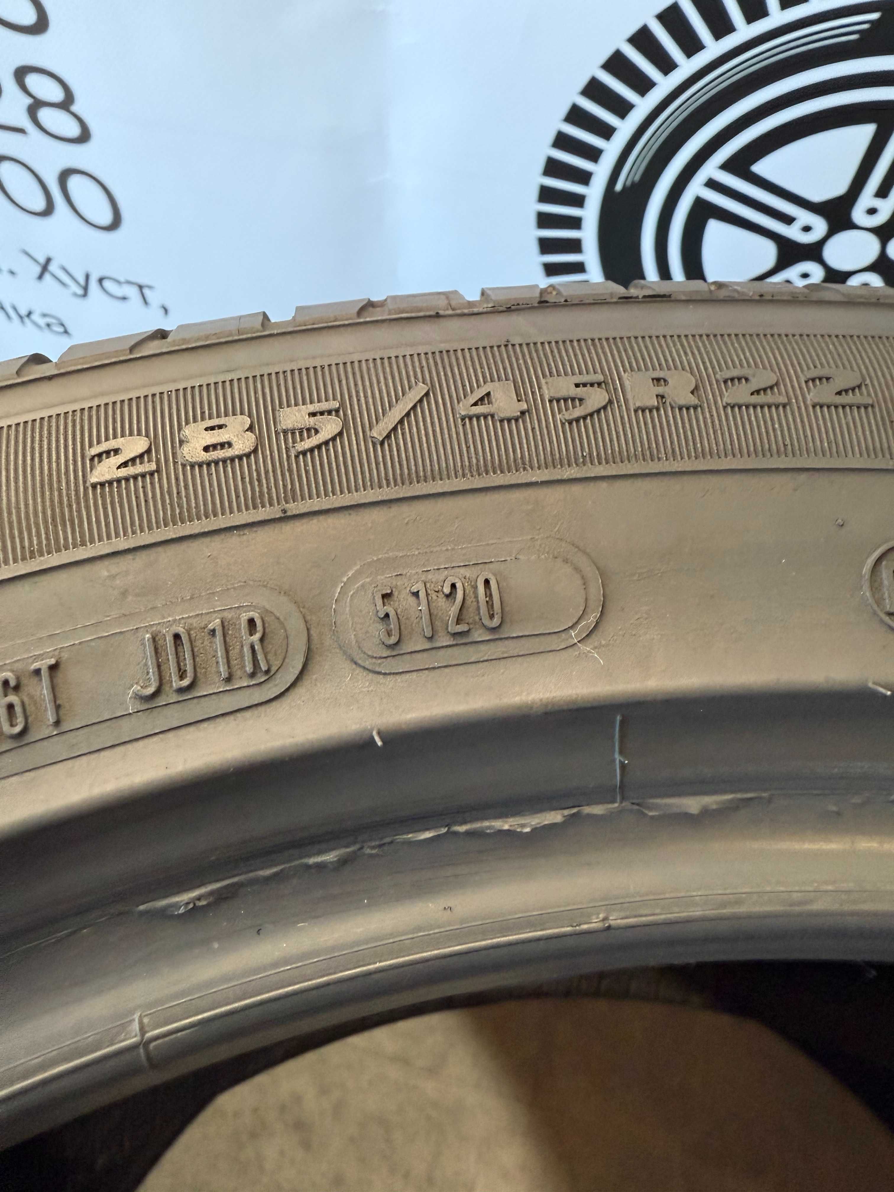 Літні шини 285/45/22 Goodyear, летние шины резина колеса r22