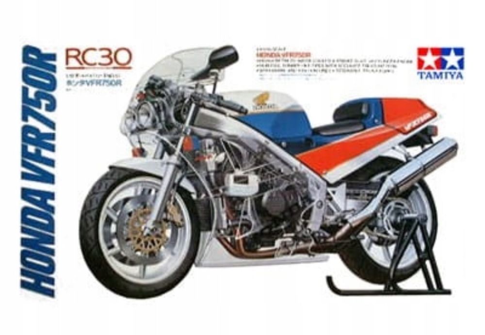 Motor Honda VFR750R model do sklejenia1:12 Tamiya 14057