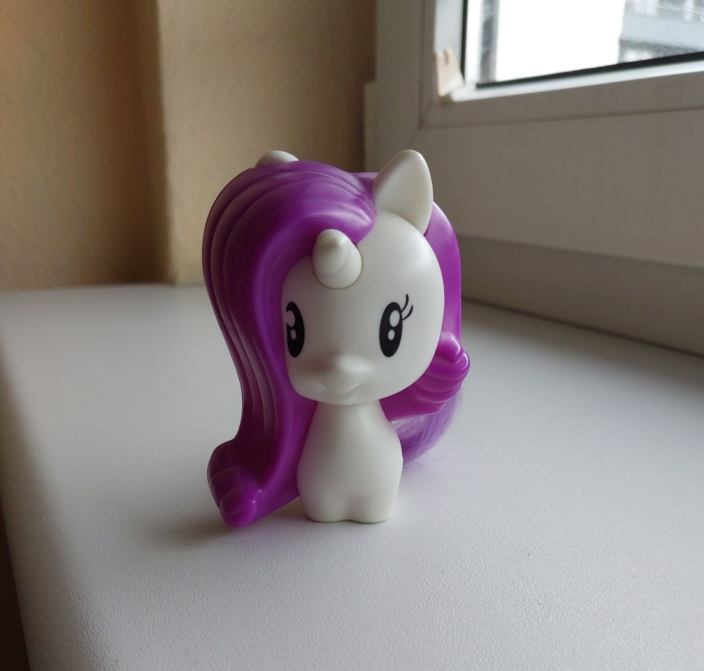 Rarity - My Little Pony Hasbro, figurka McDonald's
