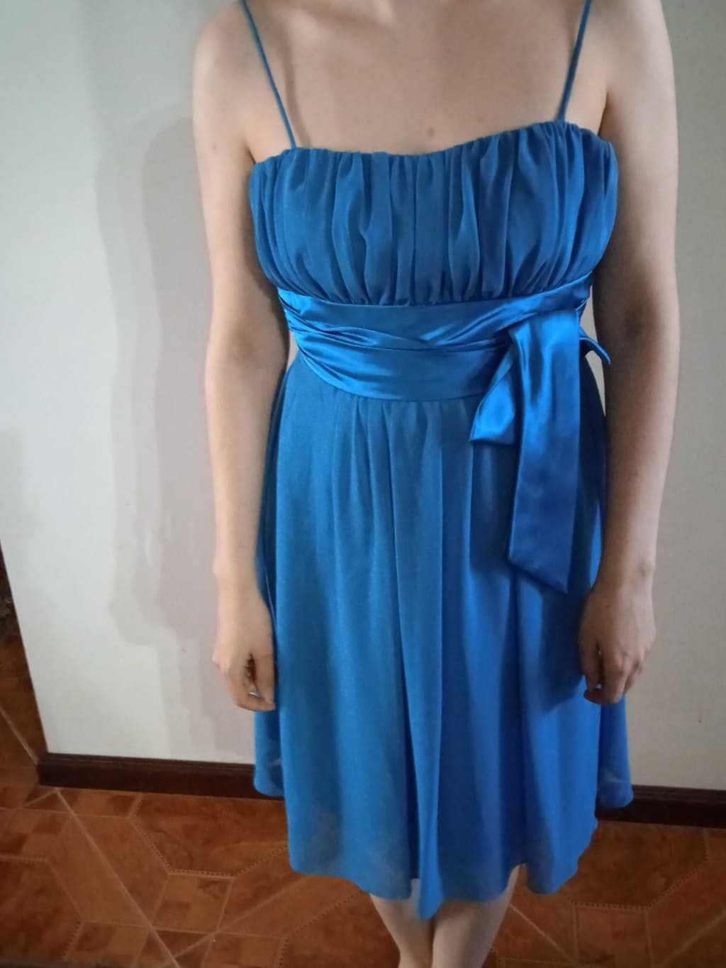 Vestido Azul Cerimonia