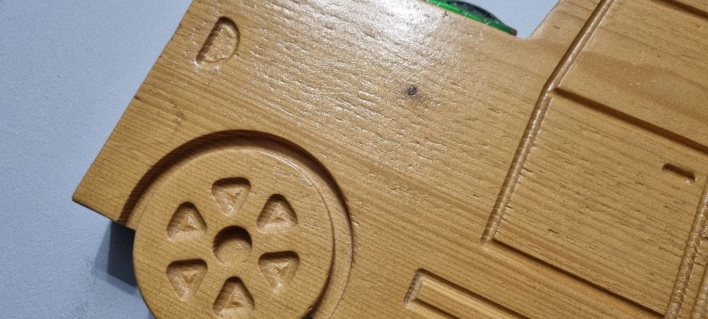 Drewniana półka na resoraki hot wheelsy xxl ciężarówka tir + 100 aut