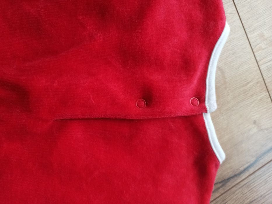 Strój świąteczny pajacyk Mikołaj Święta 74