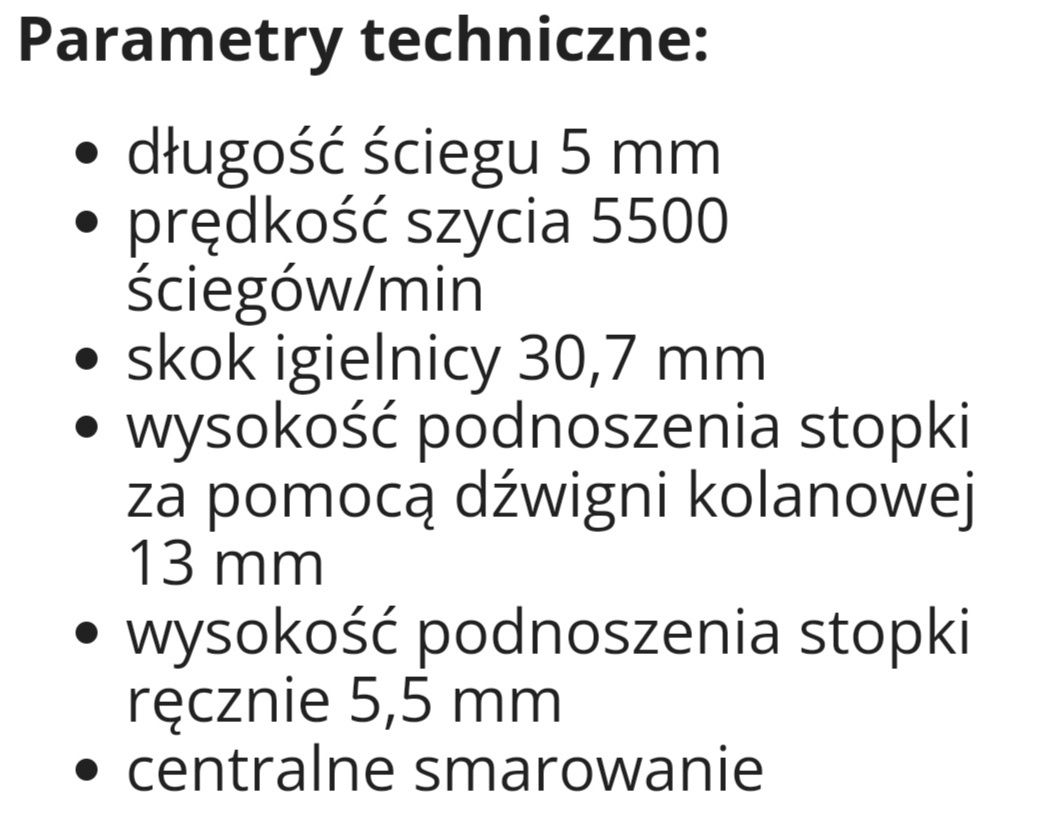 Stebnówka JUKI DDL - 555 ON