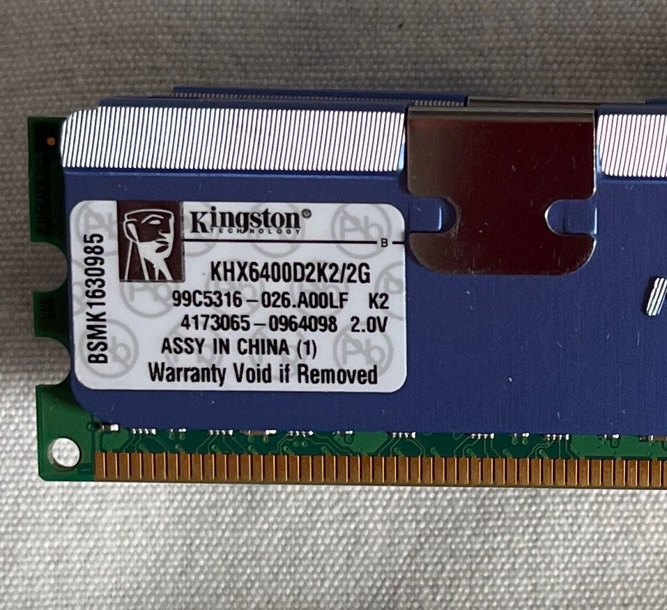 Moduły ddr2 kości pamięci 1GB