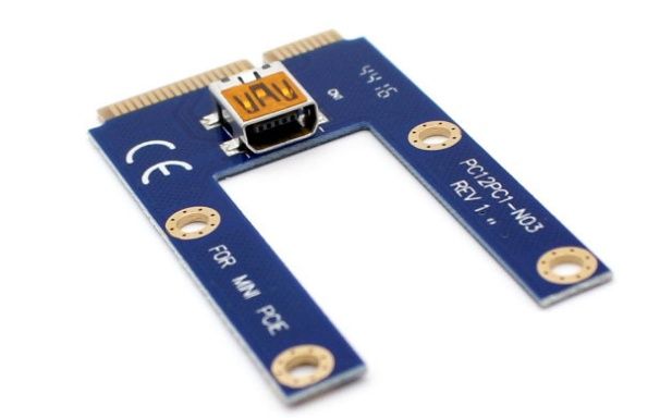 Riser Райзер Mini PCI-E -> USB 3.0 плата+USB шнур МИНИ PCI-E/ exp gdc