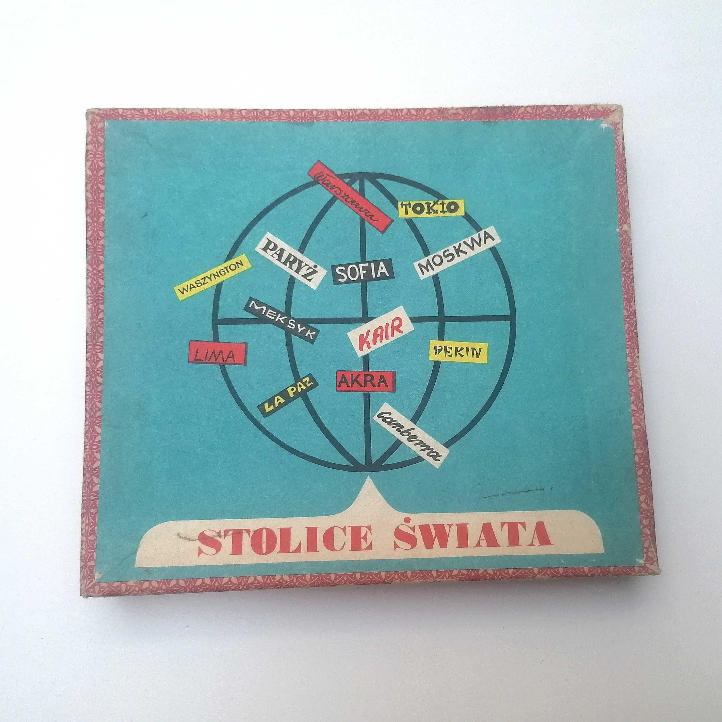 Gra planszowa PRL Stolice Świata Unikat