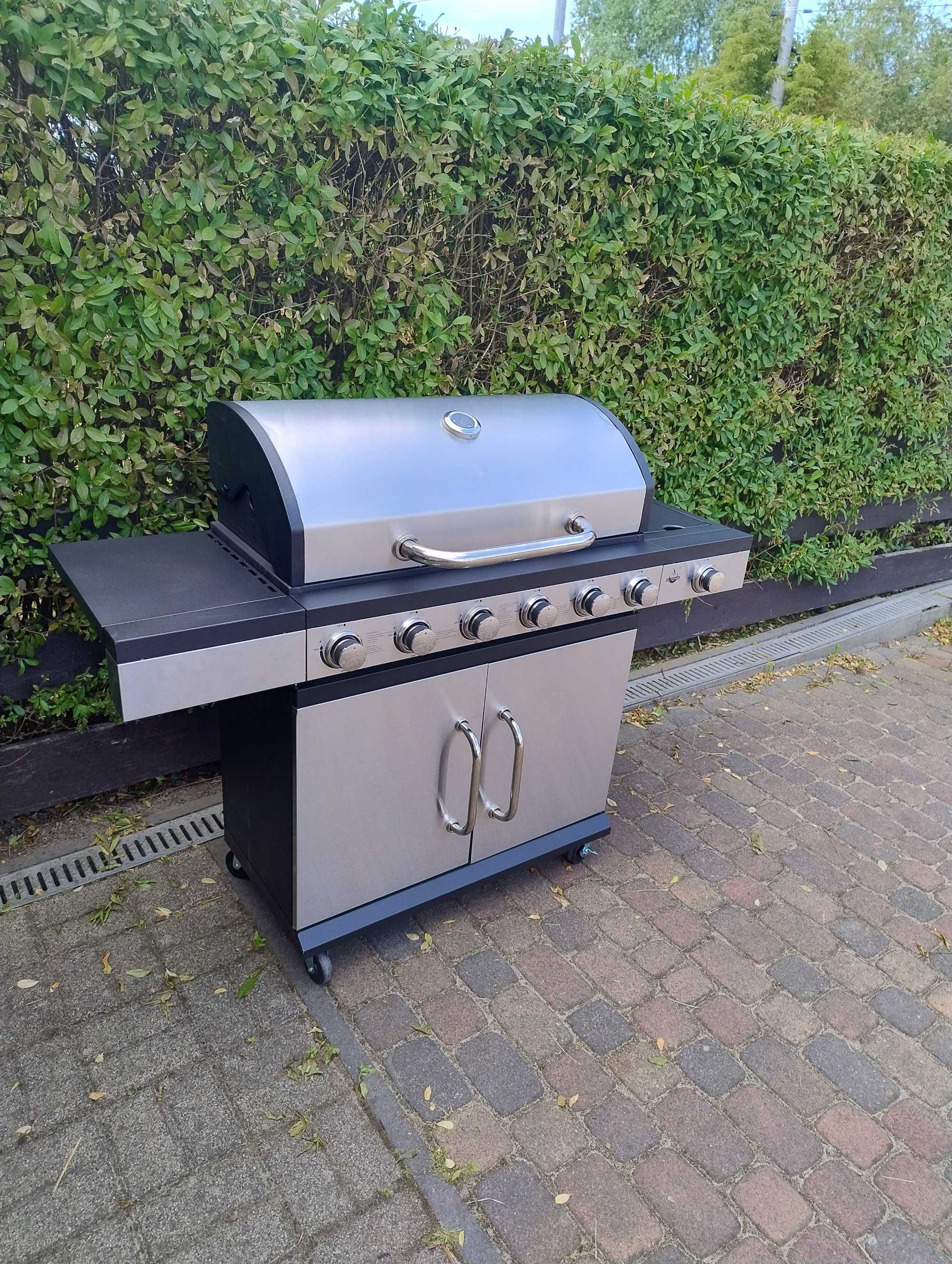 Ładny  GRILL Gazowy  EL FUEGO SAN ANTONIO 6+1 19KW żeliwny ruszt !