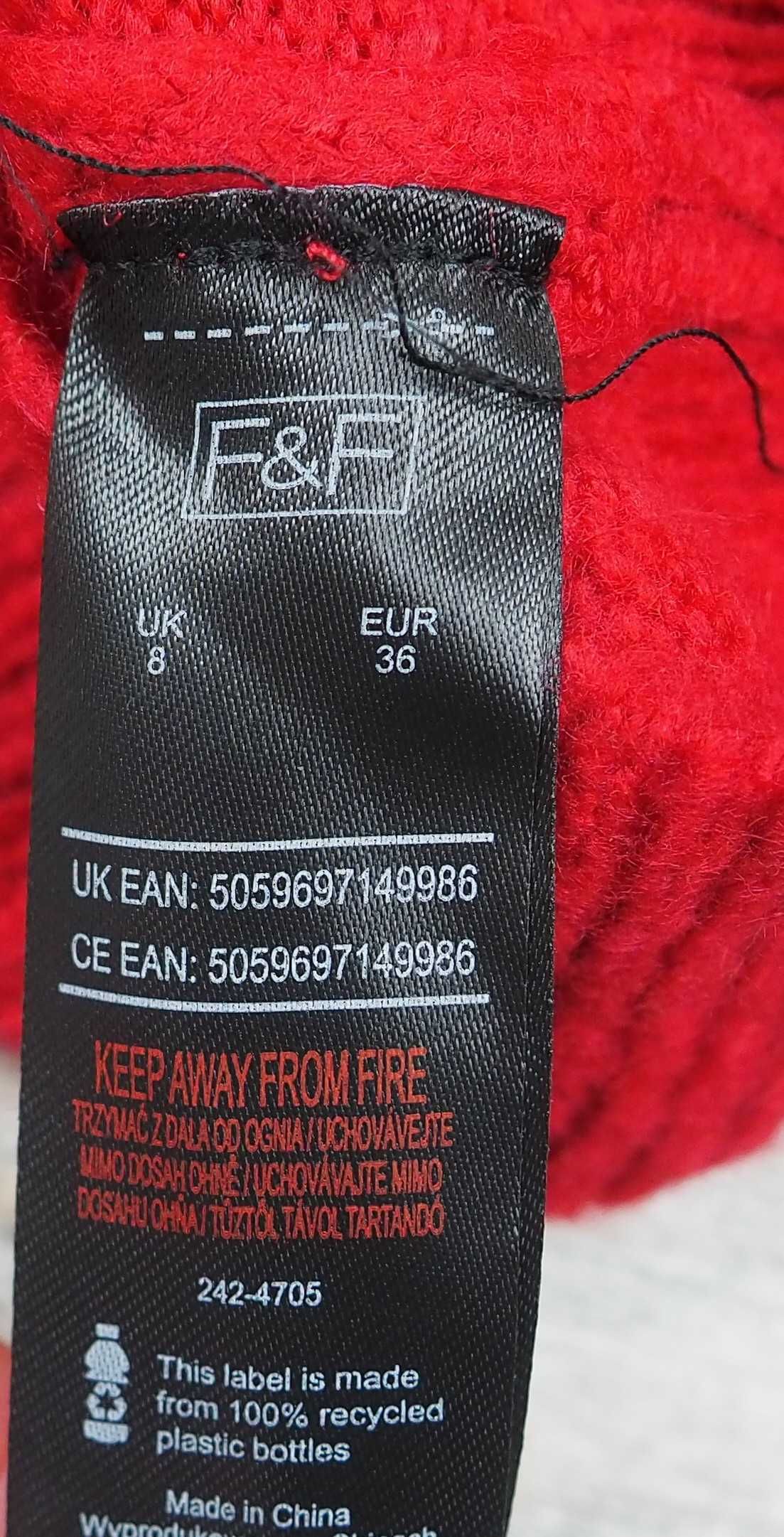 F&F_świąteczny sweter damski_nowy_rozmiar S