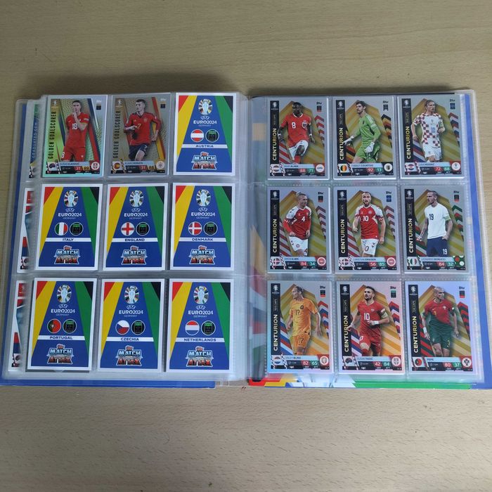 Coleção Cartas Topps Match Attax Euro 2024