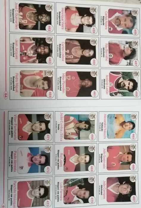 Coleção Impressa 602 cromos Sport Lisboa e Benfica