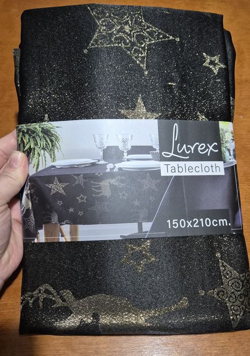 Obrus zimowy Lurex 150x210cm