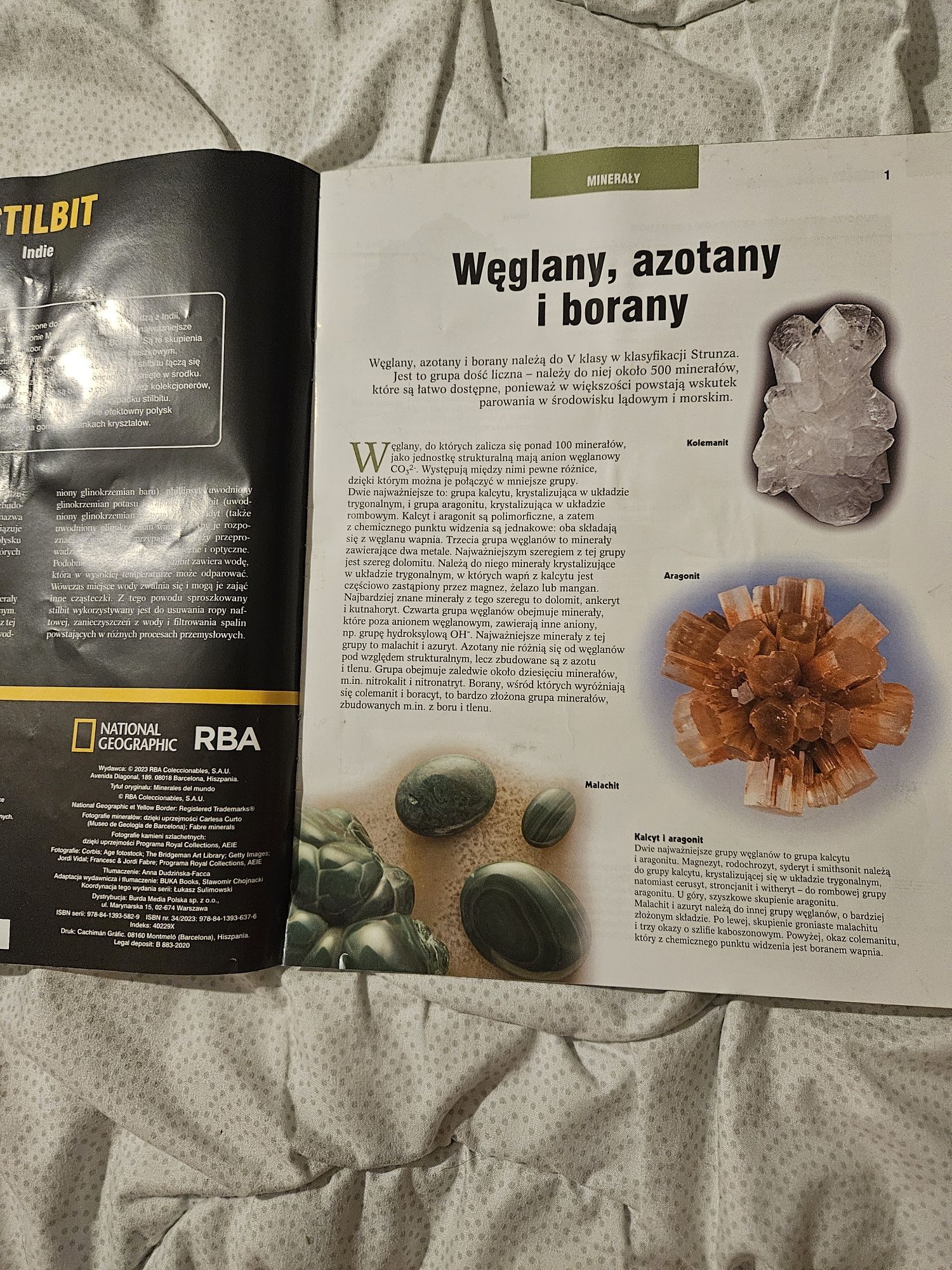 Gazetka National Geographic Minerały