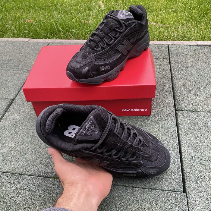 Кроссовкі new balance 1000 чорни натурално замш деми сезон