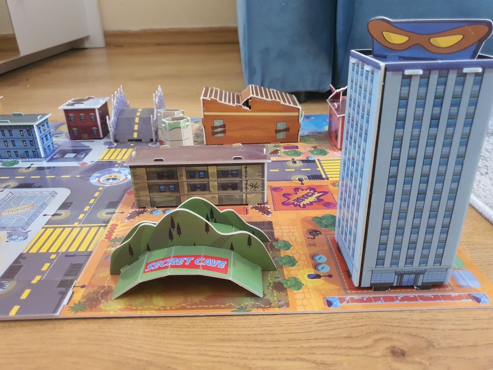Kaboom city puzzle 3d plansza miasta super zings