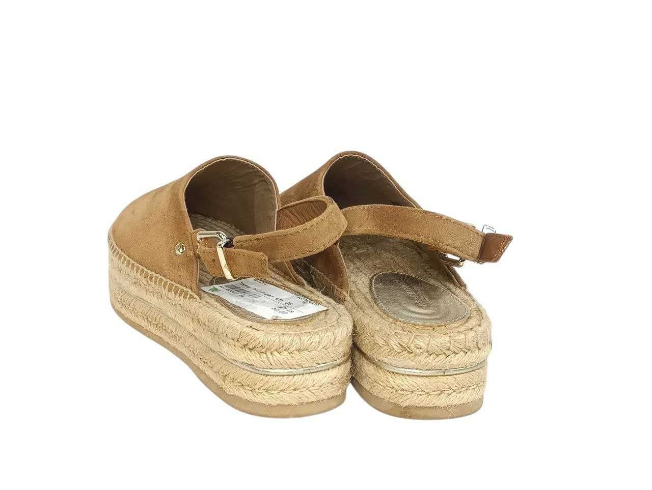 Кожаные эспадрильи TOMMY HILFIGER Elevated Flatform Slip On Оригинал