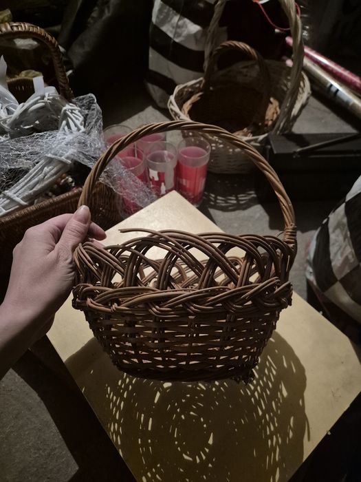 Zestaw koszyków wiklinowych