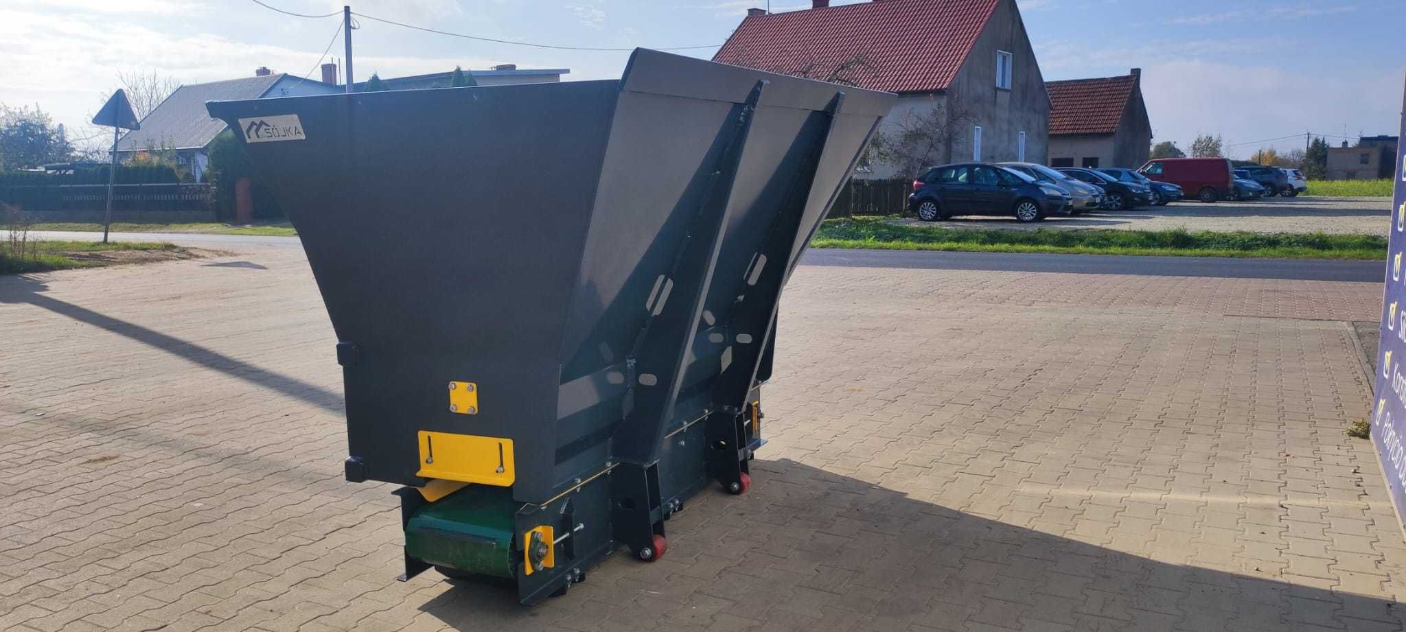 Łyżka szufla do separatu, ścielenia, ścielarka, euro, JCB, Manitou
