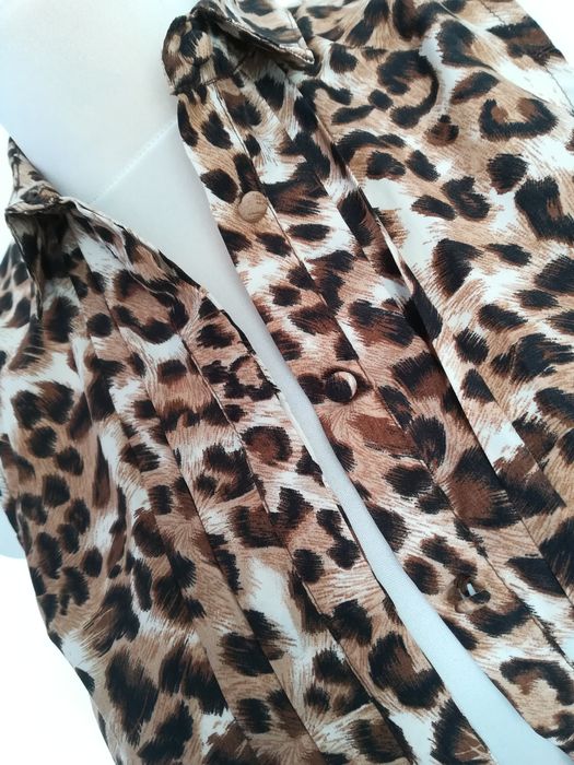 Panterka, śliczna bluzeczka marki Reporter, r.34/xs