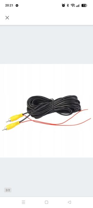 Kabel 10m chinch RC kamera cofania/monitor