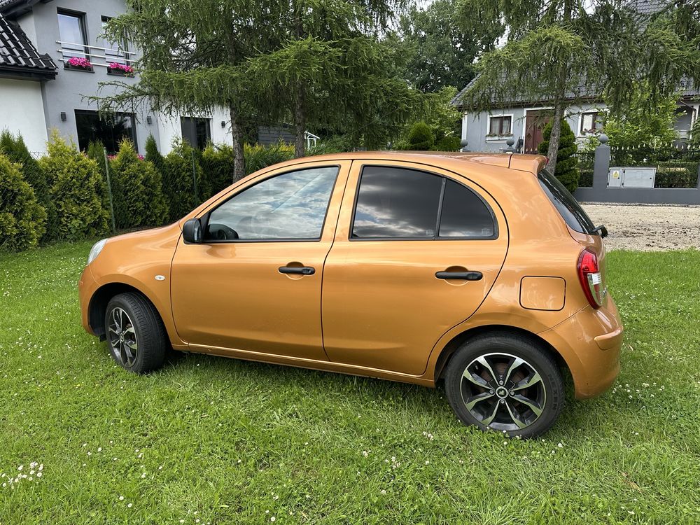 Nissan Micra k13 5drzwi 2011 salon pl bezwypad.80tys km przebieg klima