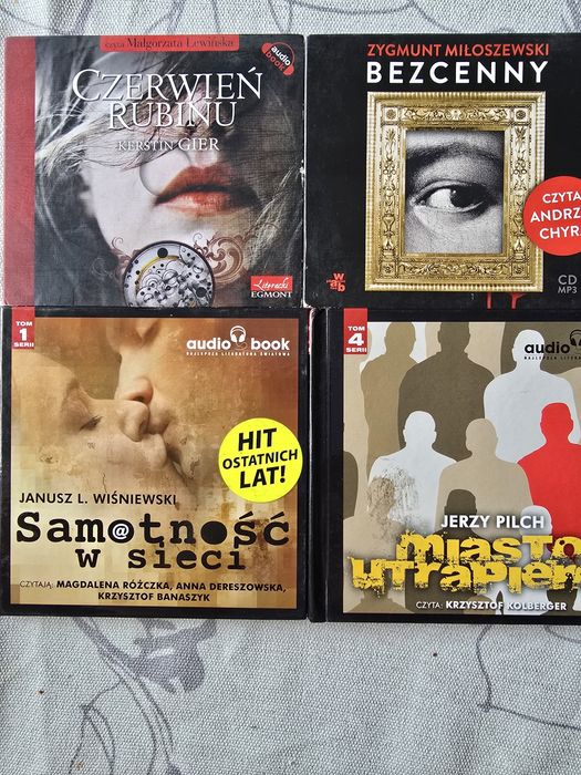 Audiobooki CD  pakiet 4 szt.