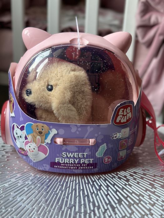Nowy interaktywny zwierzak piesek Elefun chodzi